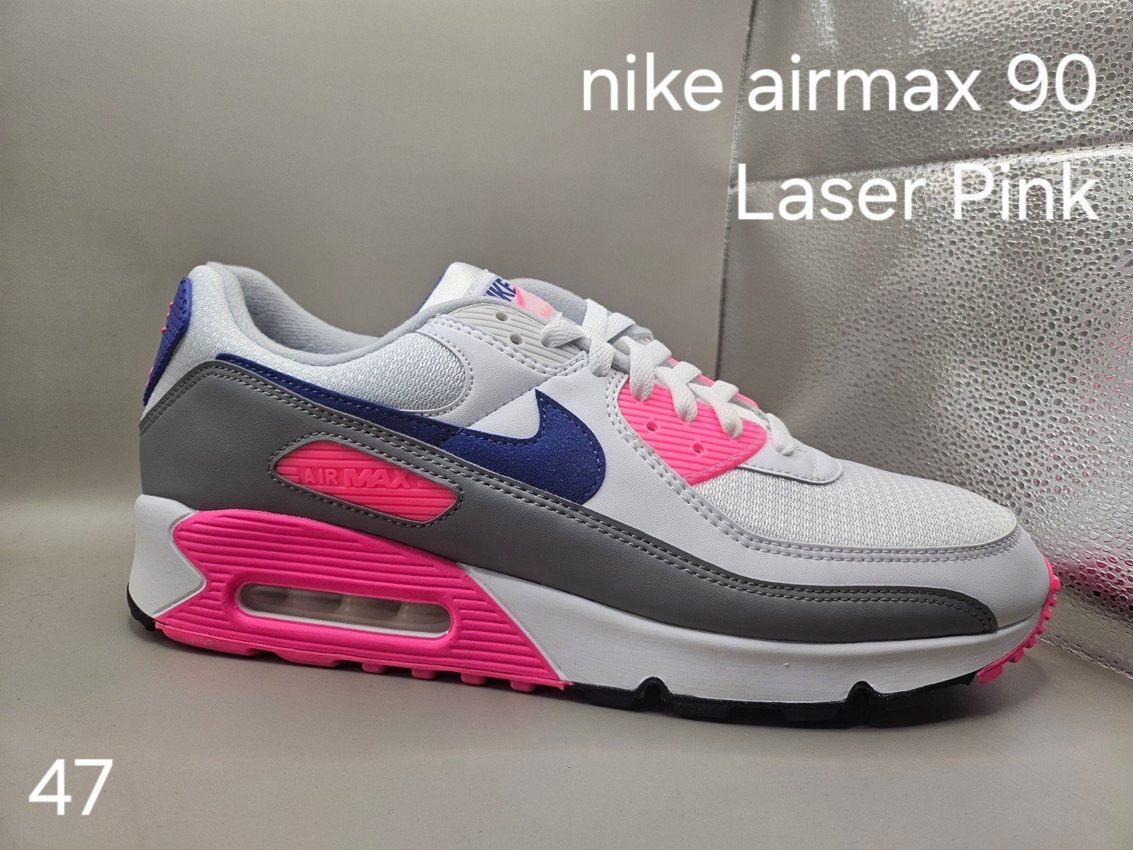 Nike Air Max 90 Laser Pink - Maat 47, Kleding | Dames, Verzenden, Nike, Nieuw, Sneakers of Gympen
