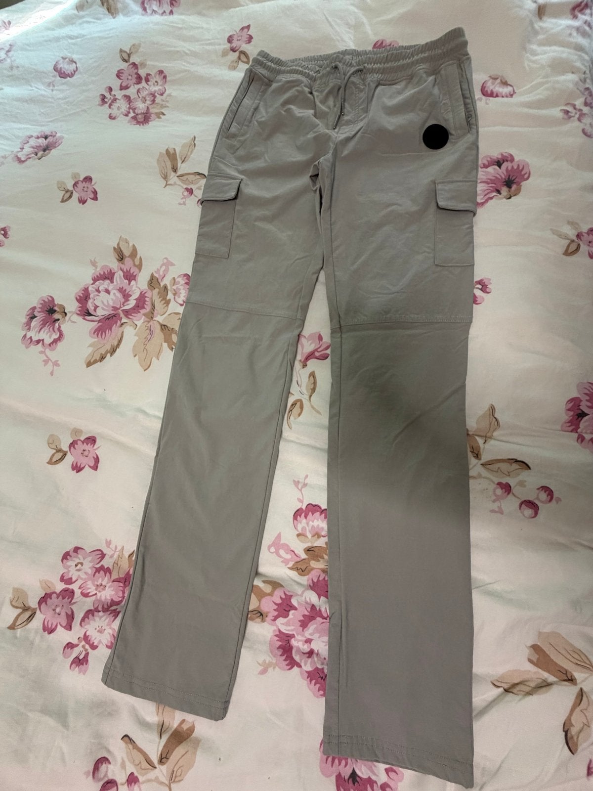 Black Bananas Stoere Cargobroek Lichtgrijs/Zandkleurig, Ophalen of Verzenden, Zo goed als nieuw, Jongen of Meisje, Broek