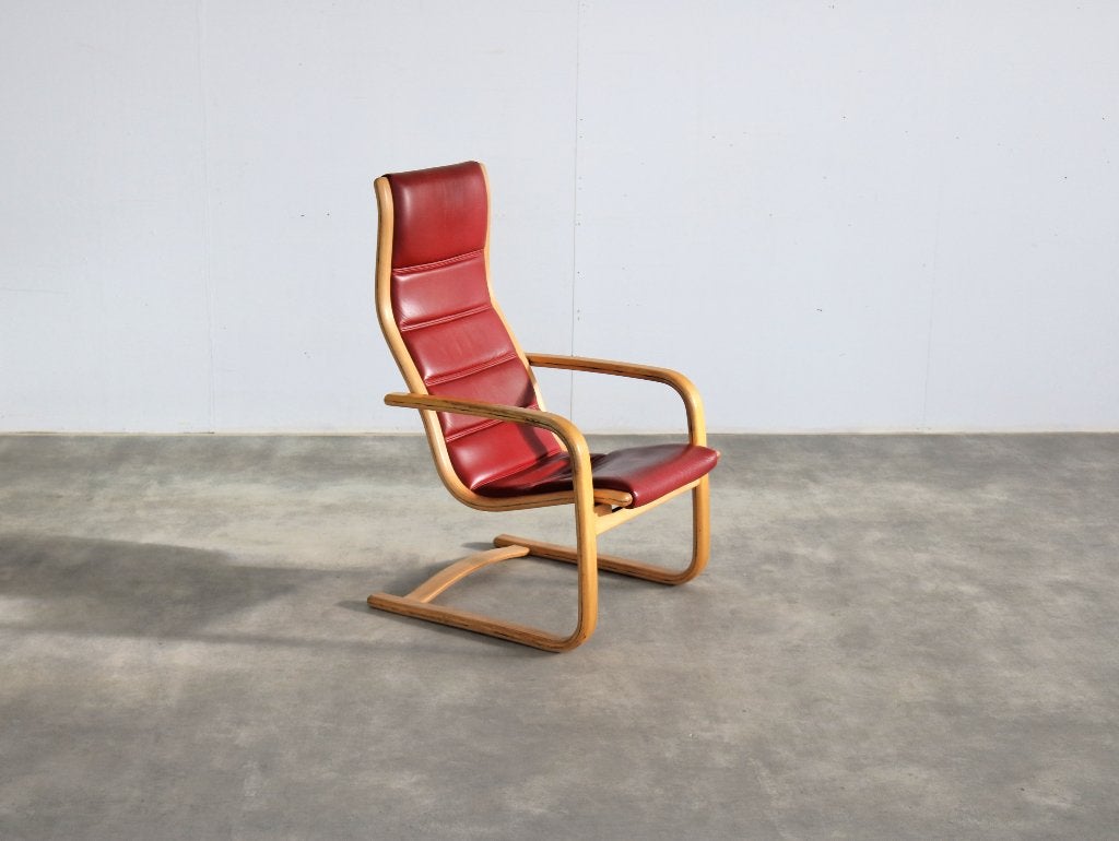 Vintage fauteuil | armchair | ekstrom | swedese, Huis en Inrichting, Fauteuils, Gebruikt, ., 75 tot 100 cm, Ophalen of Verzenden