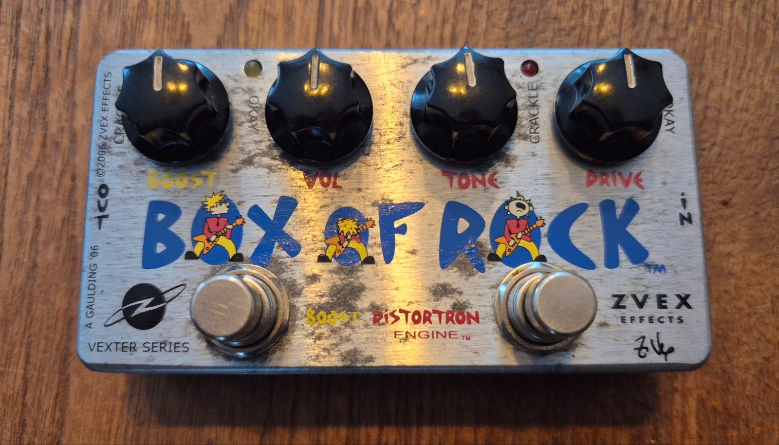 ZVEX Box of Rock Vexter Series Distortion/Overdrive Pedal, Muziek en Instrumenten, Effecten, Ophalen of Verzenden, Gebruikt
