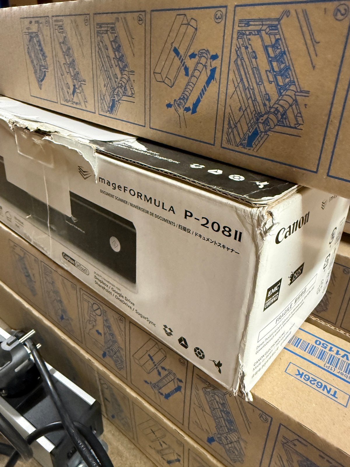 Canon imageFORMULA P-208II Document Scanner - Retour, Computers en Software, Scanners, Ophalen of Verzenden, Zo goed als nieuw