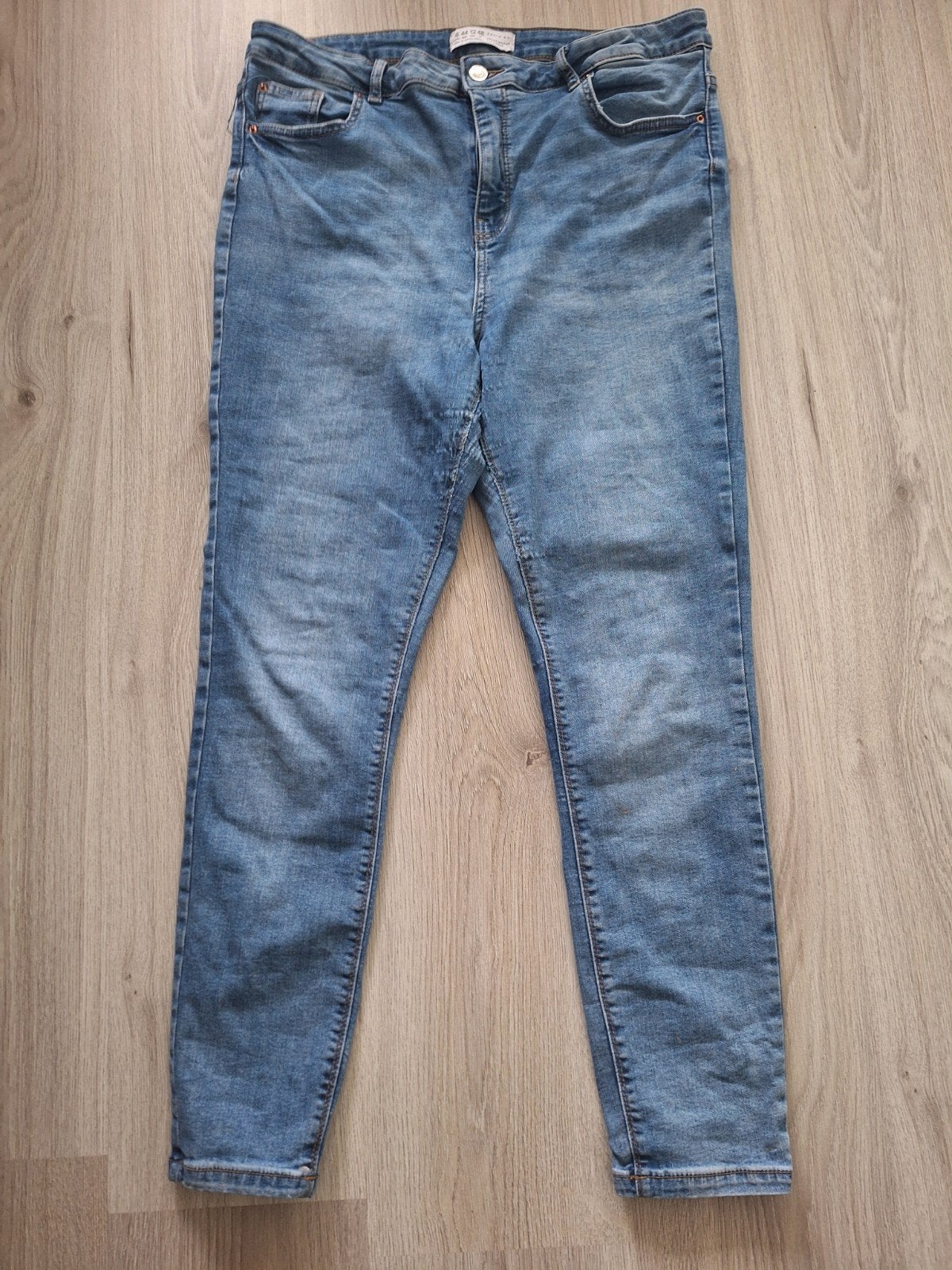 Primark Stretch Skinny Jeans - Blauw, Ophalen of Verzenden, W33 - W36 (confectie 42/44), Gedragen, Primark