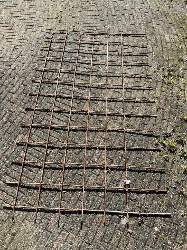 Wapeningsstaal - Bouwstaalmat voor betonconstructies, Doe-het-zelf en Verbouw, Ophalen, Gebruikt