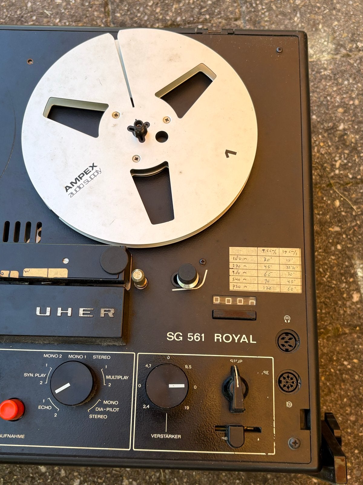 UHER SG 561 ROYAL Bandrecorder met handleiding, Ophalen of Verzenden, Bandrecorder, Met banden