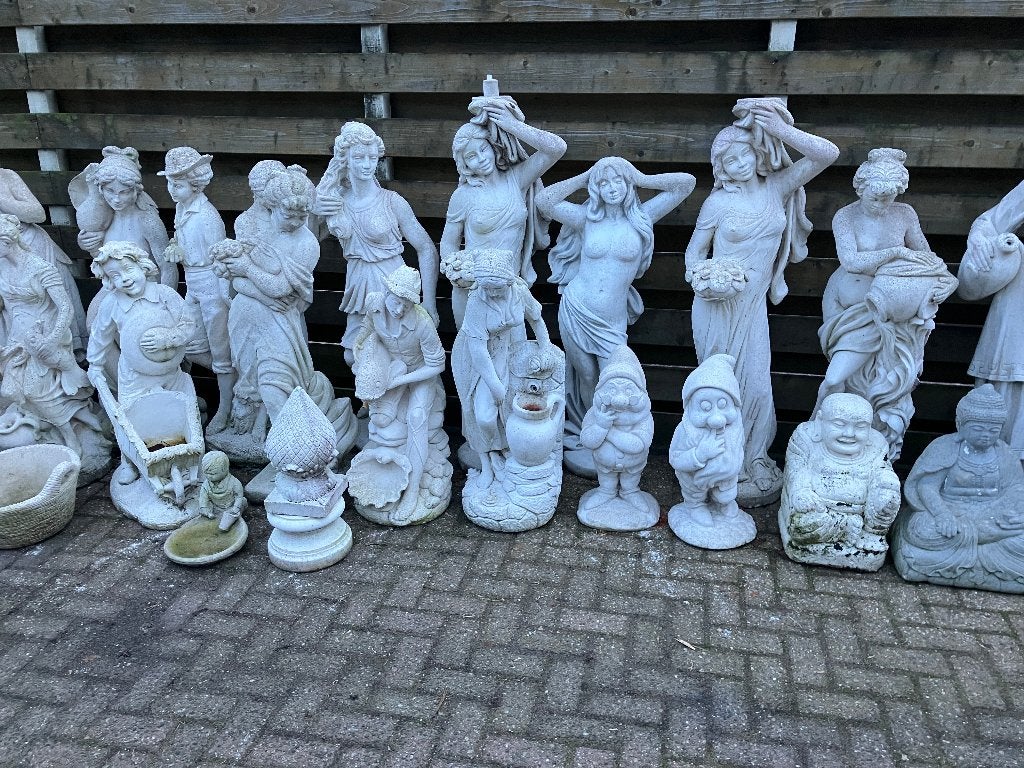 grote partij tuin beelden ongeveer 90 paletten div modellen, Ophalen, Nieuw, Beton, Overige typen