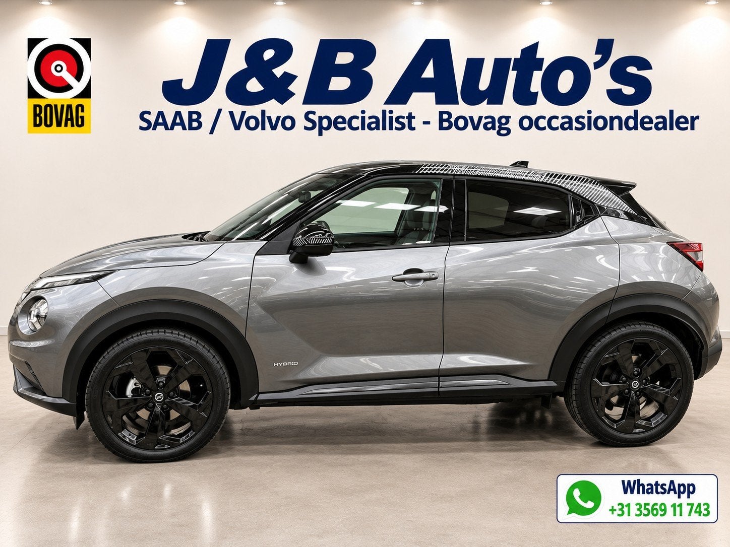 Nissan Juke 1.6 Hybrid Premiere Edition Stoelverwarming Navi, 1300 kg, Gebruikt, 4 cilinders, Leder