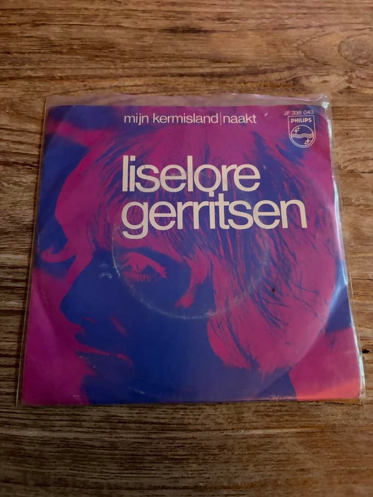 Liselore Gerritsen - Mijn Kermisland / Naakt (Single), Gebruikt, 7 inch, Levenslied of Smartlap, 1960 - 1969
