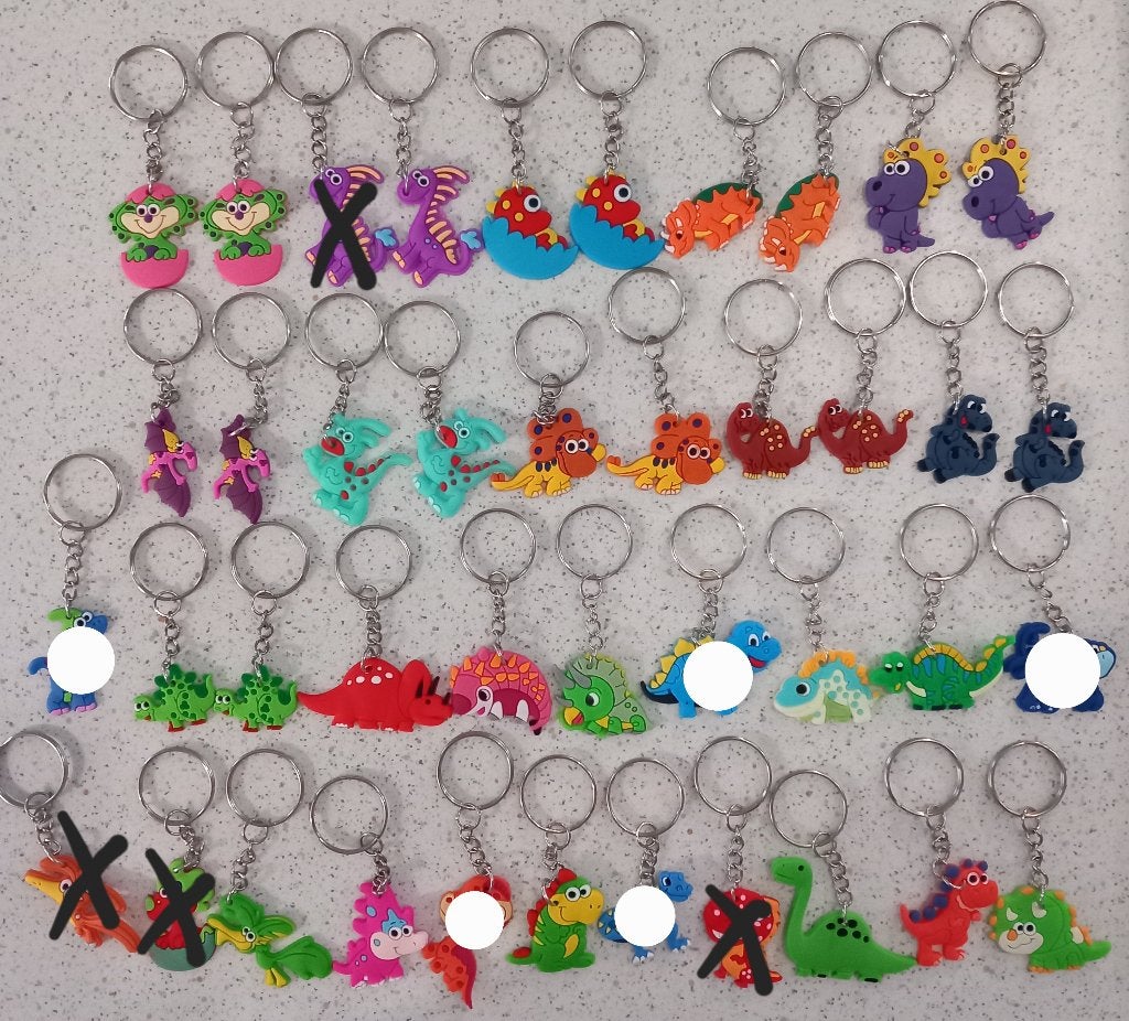 actie" Dinosaurus sleutelhangers Leuk als traktatie, Verzamelen, Ophalen of Verzenden, Nieuw