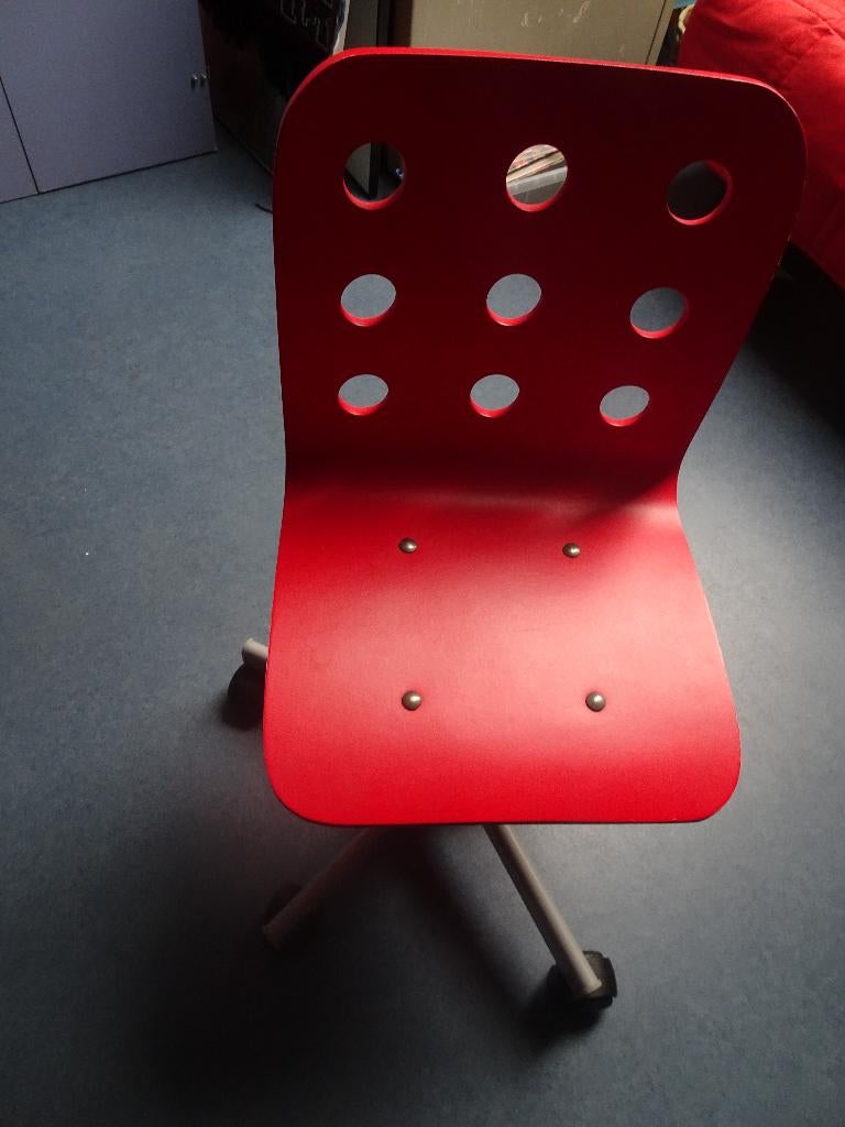 Rode Junior Stoel (Ikea), Ophalen, Zo goed als nieuw, Stoel(en)