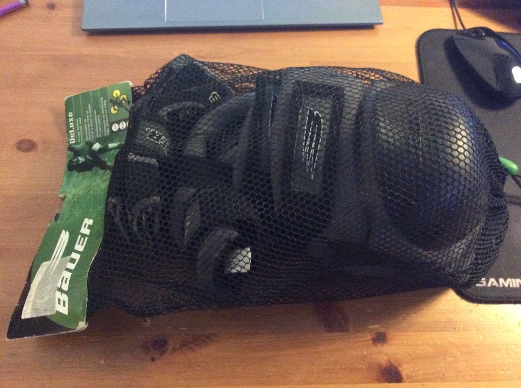 Bauer inline skating Beschermset maat L. 6-delig, Ophalen of Verzenden, Bescherming, Bauer