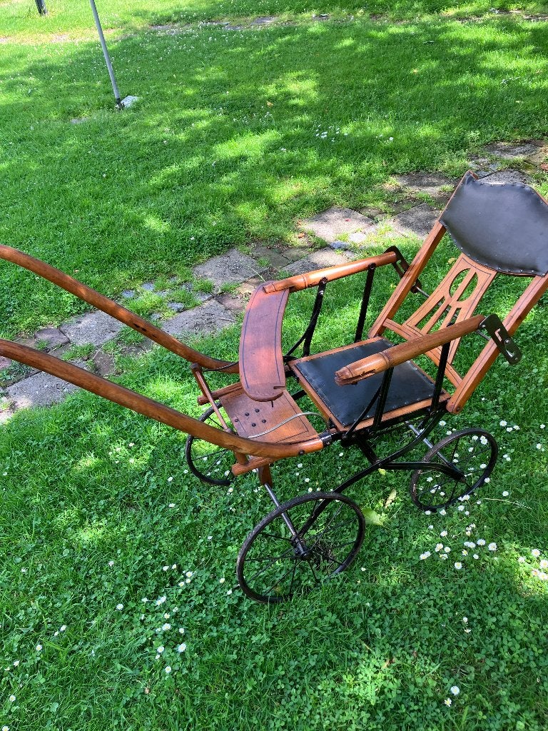 Antieke wandelwagen ca.1900 Dickens, Ophalen, Gebruikt, Kinderwagen, Overige merken