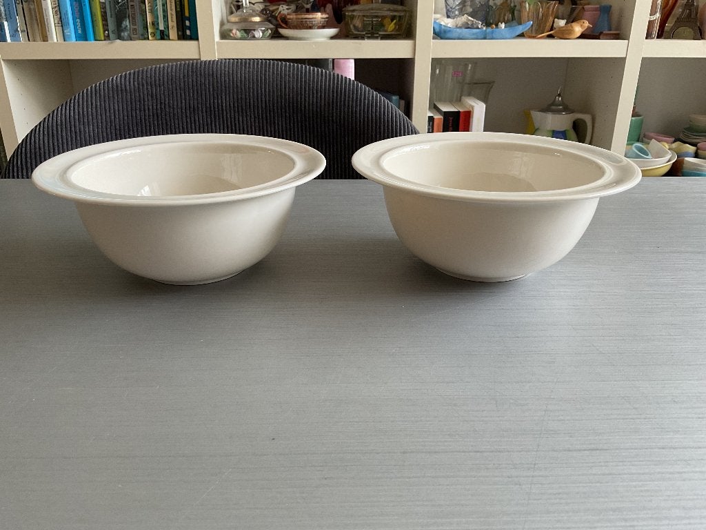 2x Alessi La Bella Tavola kommetje; ø 17 cm; samen €25, Ophalen of Verzenden, Overige stijlen, Porselein, Schaal of Schalen