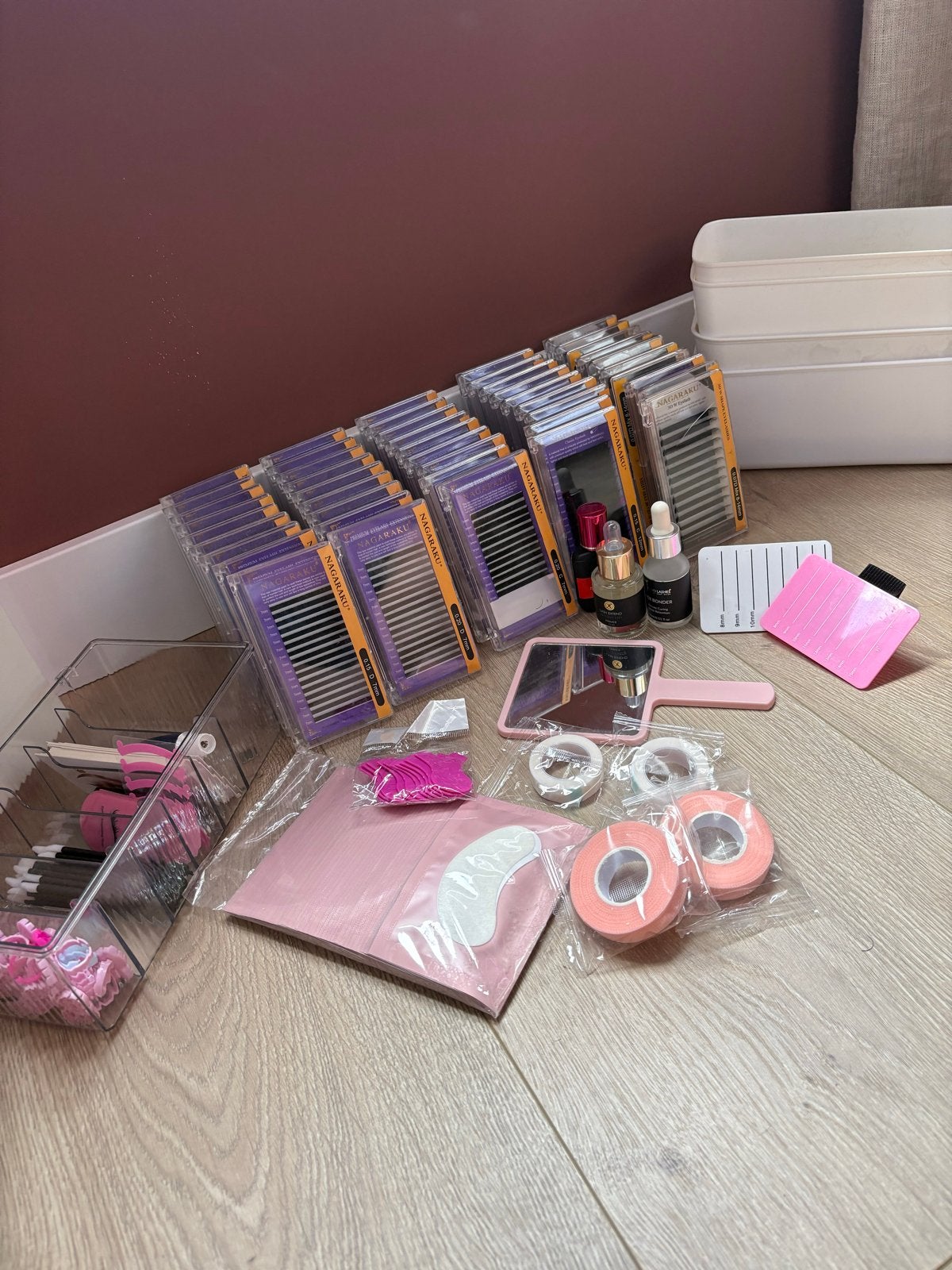 Wimperextensions Starterspakket - nieuw en gebruikt, Ophalen of Verzenden, Nieuw, Ogen, Overige typen