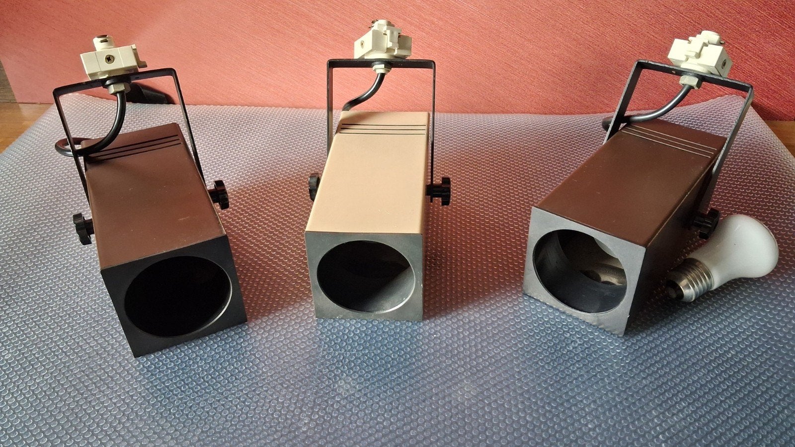 3x Philips Space-Age Vintage Railspots, Antiek en Kunst, Antiek | Lampen, Ophalen of Verzenden