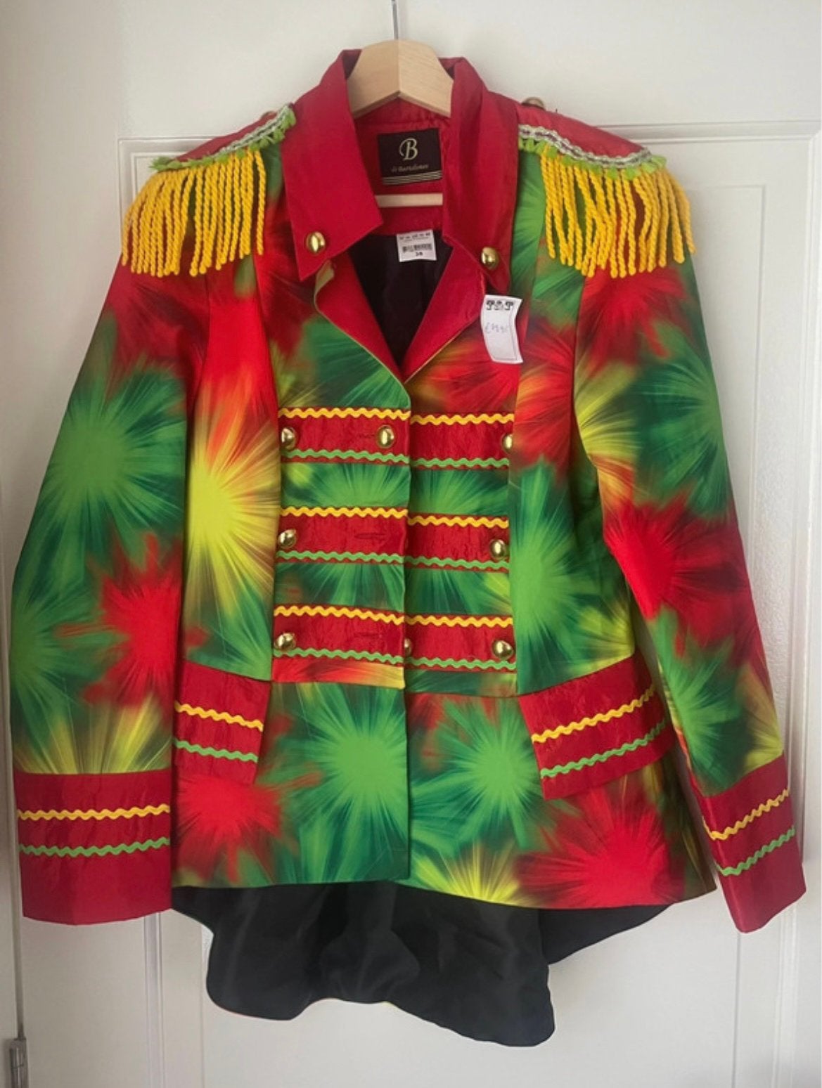 Carnavals jas Di Bartelomeo maat  38, Carnaval, Verzenden, Nieuw, Overige maten