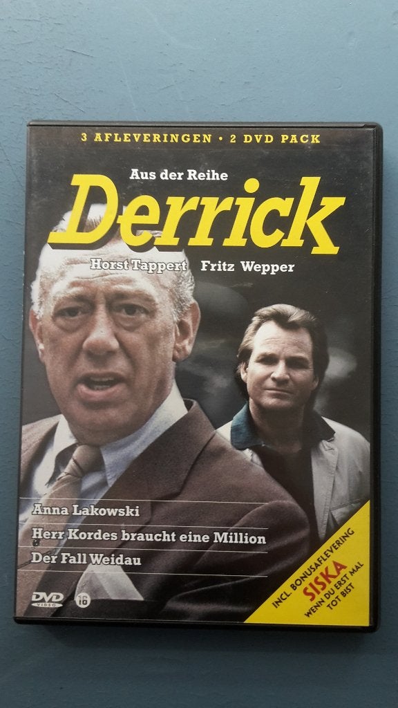 2DVD Derrick Nederlands ondertiteld, Gebruikt, Vanaf 16 jaar, Nederlands, Duits