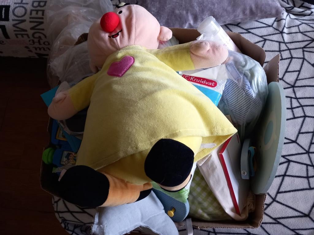 Voir 25 euro doos met diverse jongens Babyspulletjes, Ophalen, Zo goed als nieuw, Overige typen
