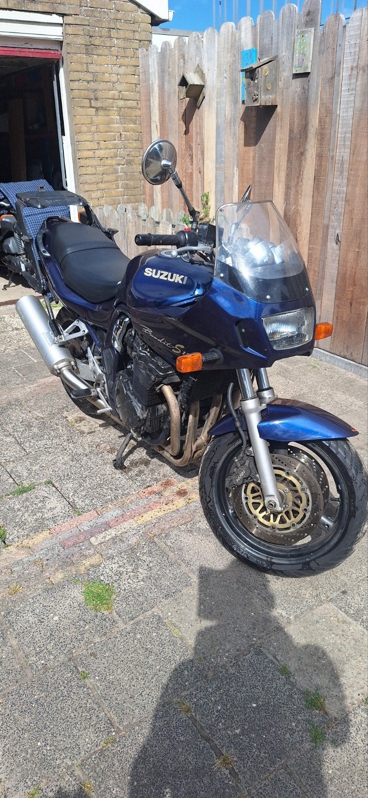 bandit gsf 1200s blauw metallic 1997 ,60k kofferrek givi, Particulier, Toermotor