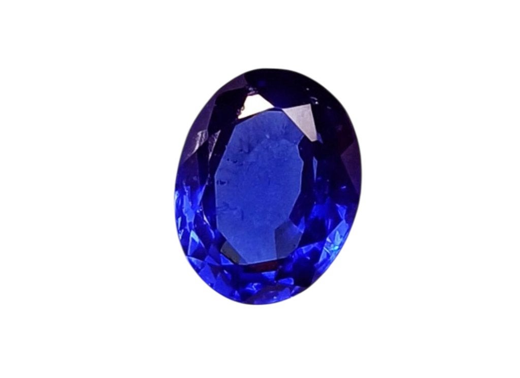 Facetgeslepen Saffier 10.15 ct met GGL certificaat, Ophalen of Verzenden, Nieuw
