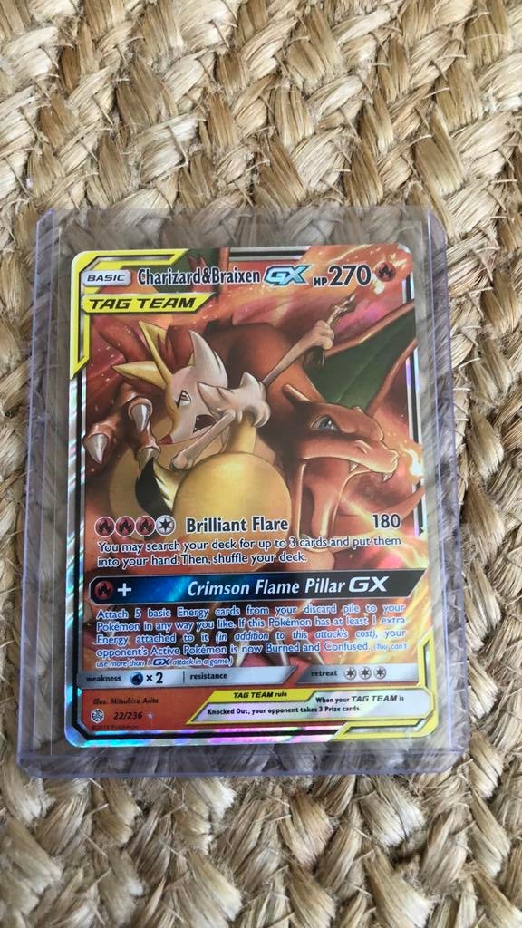 Charizard & braixen Gx, Ophalen of Verzenden, Zo goed als nieuw