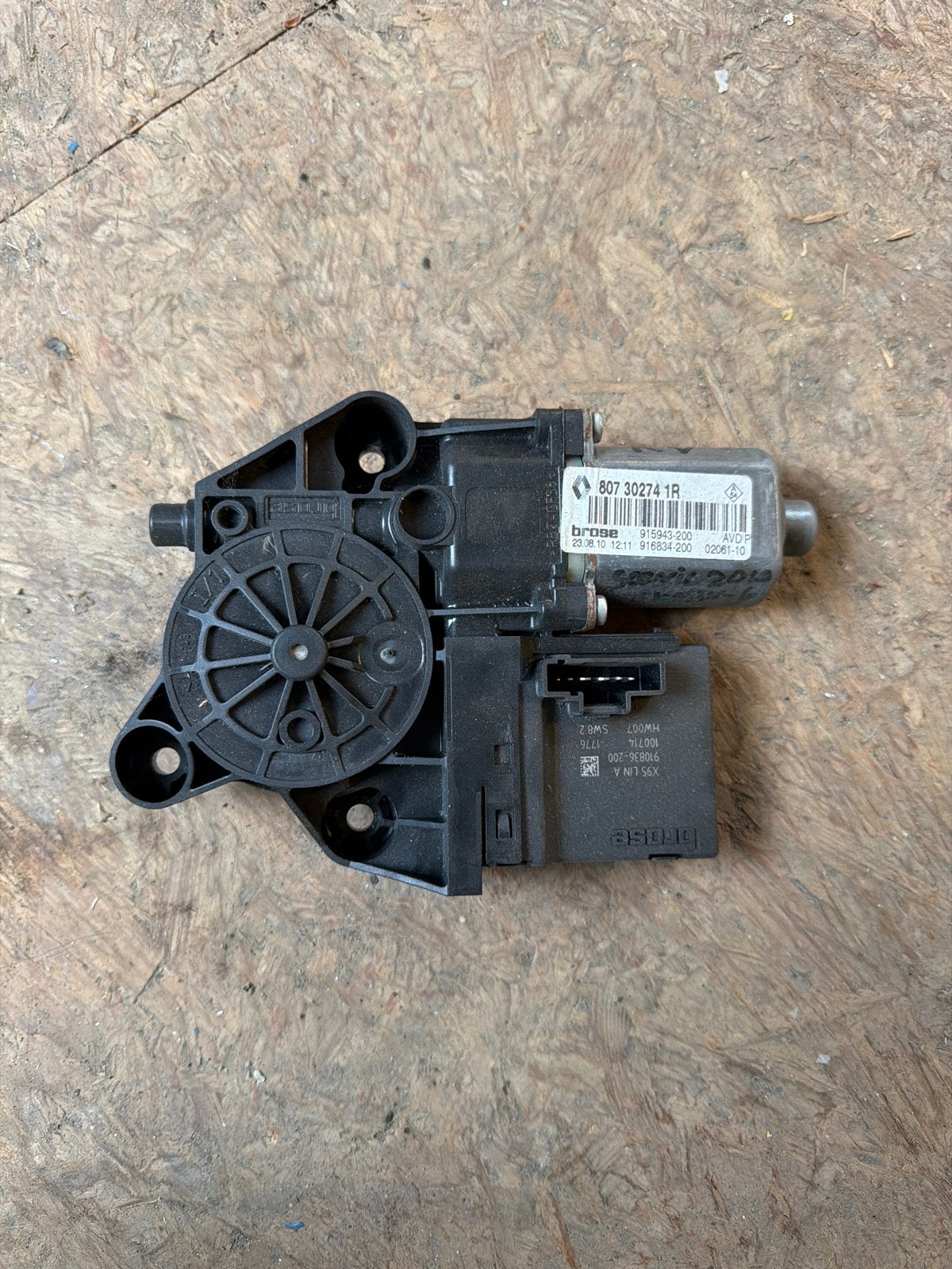 Raammotor Renault Scenic 2010 807302741R, Auto-onderdelen, Ophalen of Verzenden, Gebruikt, Renault