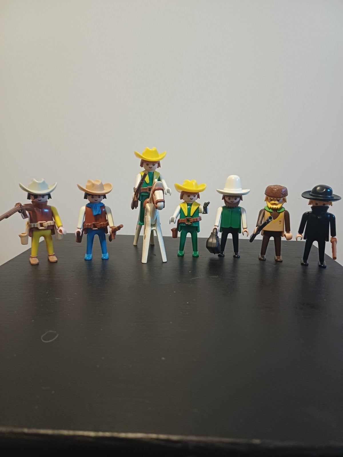 Vintage Playmobil Western Figuren Set - Cowboys en Bandieten, Gebruikt, Complete set, Figuren, Historisch