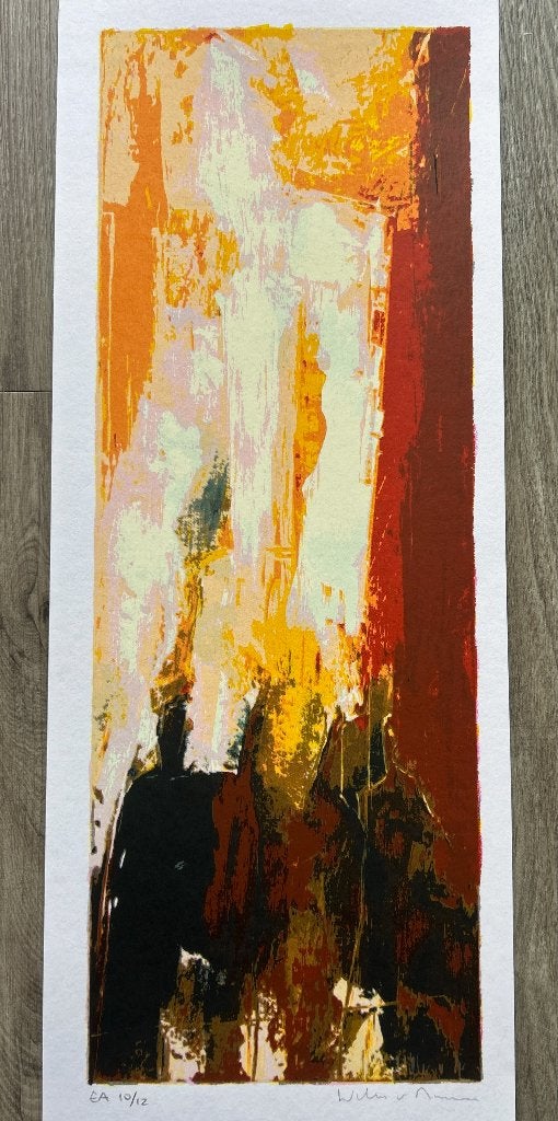 Zeefdruk Willem van Nunen, Gesigneerd, Verzenden, Zeefdruk