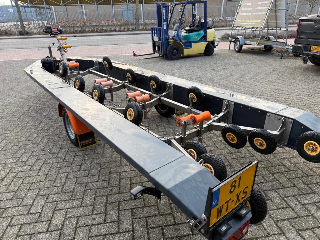 VANCLAES CUSTOM TRAILER 1500KG ELEKTR.LIER TOP!, Gebruikt