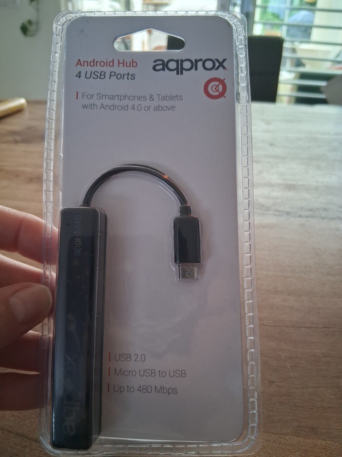 Aqprox Android Hub 4 USB Poorten - Nieuw in verpakking, Ophalen, Nieuw