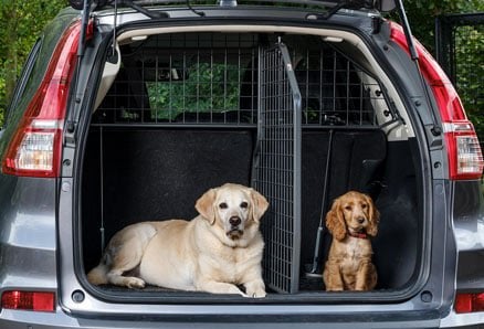 Travall hondenrek / bagagerek honda crv met scheidingsrek, Ophalen, Gebruikt