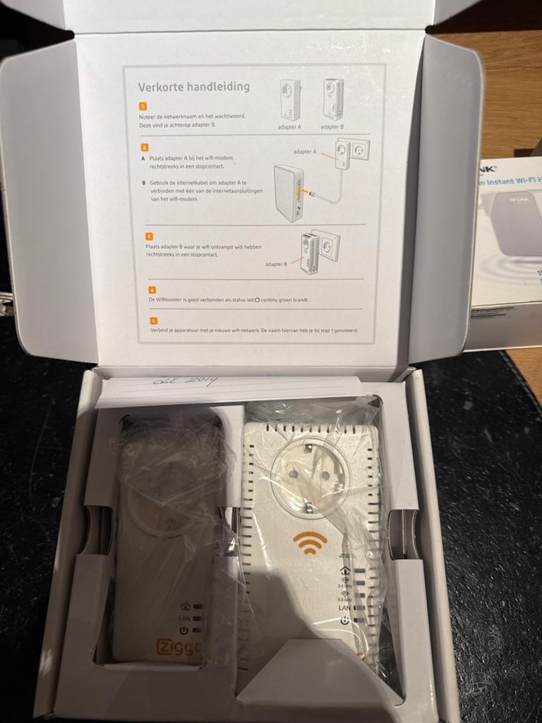 Ziggo Wifibooster - Snel en stabiel wifi overal in huis, Computers en Software, WiFi-versterkers, Ophalen of Verzenden, Zo goed als nieuw