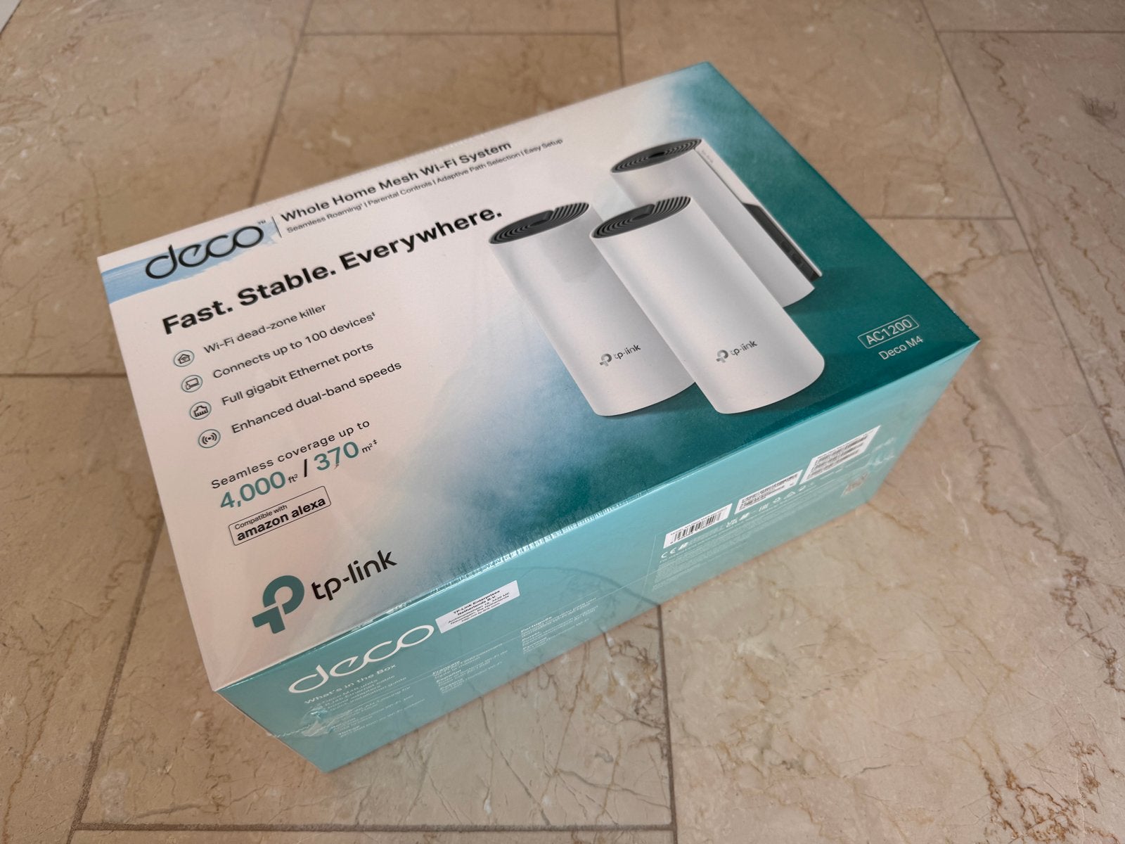 TP-Link Deco AC1200 M4 Mesh WiFi Systeem - Nieuw, Geseald, Ophalen, Nieuw, Router
