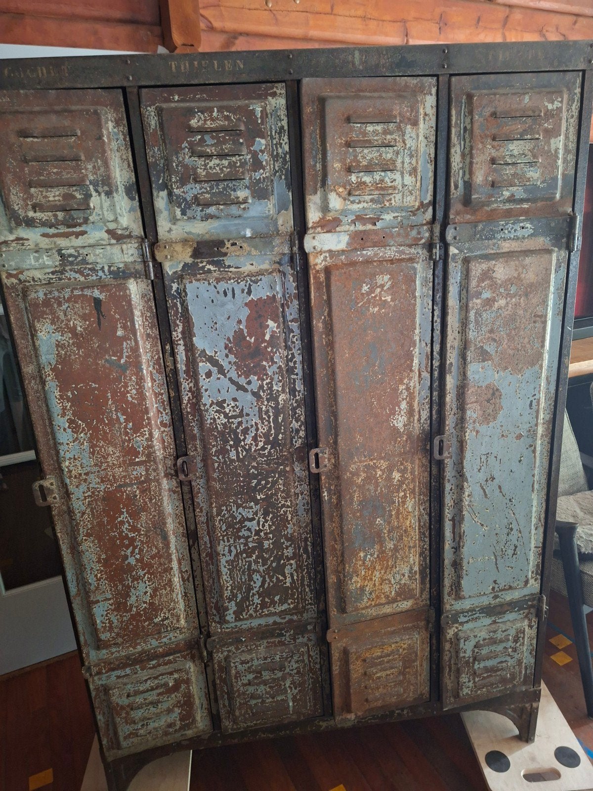 antieke lockerkast, Antiek en Kunst, Ophalen