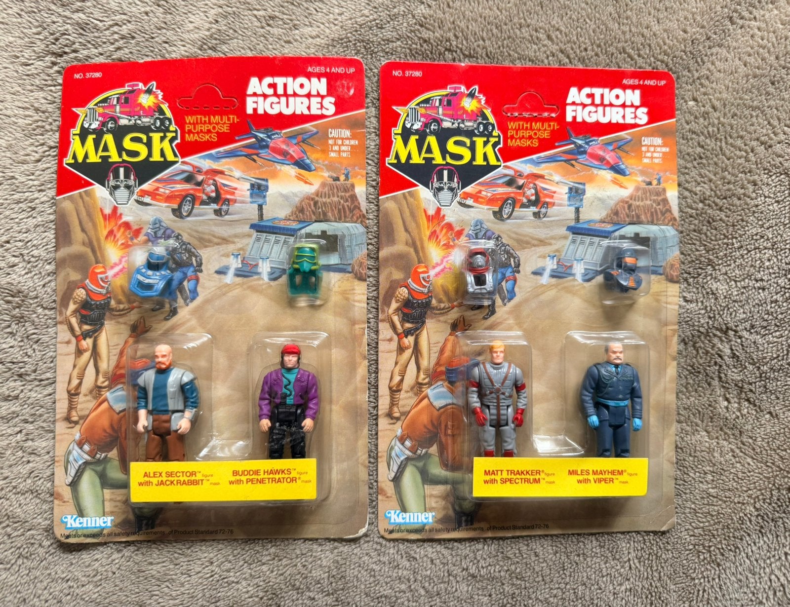 M.A.S.K. Kenner Two packs unpunched, Verzamelen, Verzenden, Gebruikt