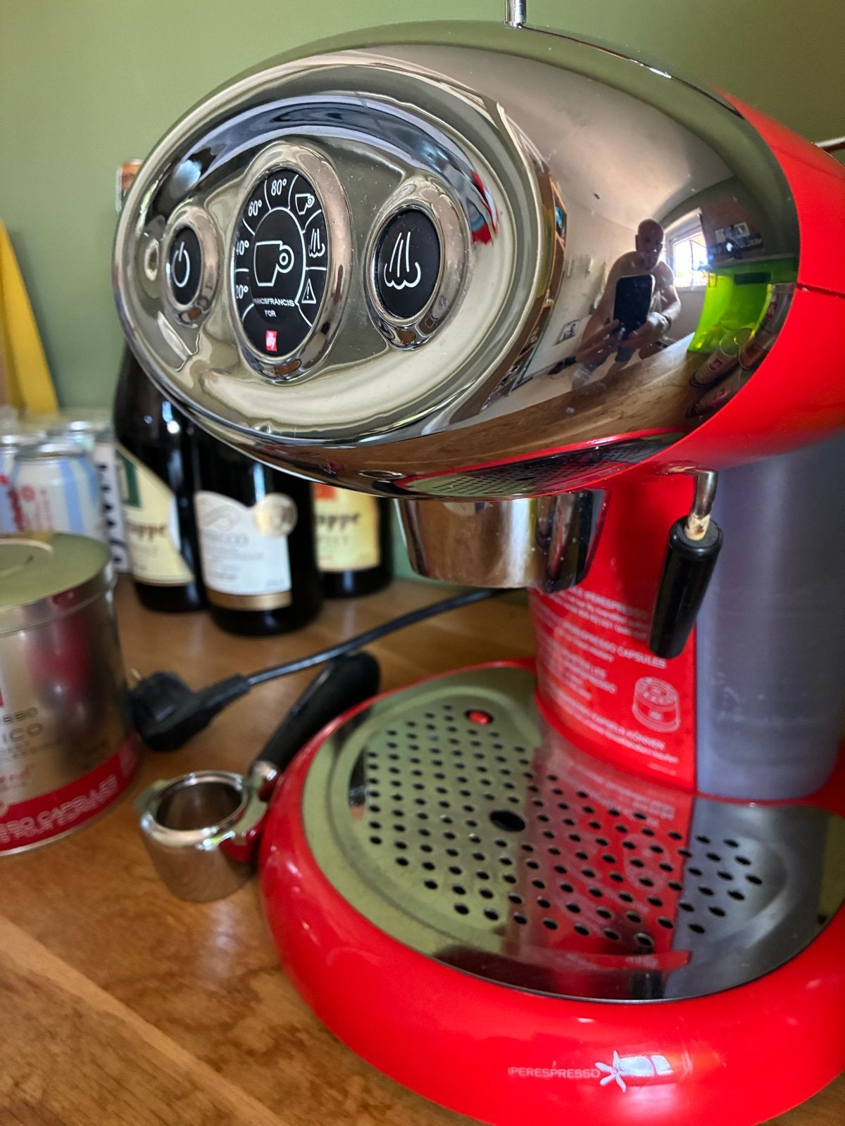 Iperespresso-apparaat - met 5 blikken Illy-gemalen koffie, Ophalen, Gebruikt, Espresso apparaat, Gemalen koffie