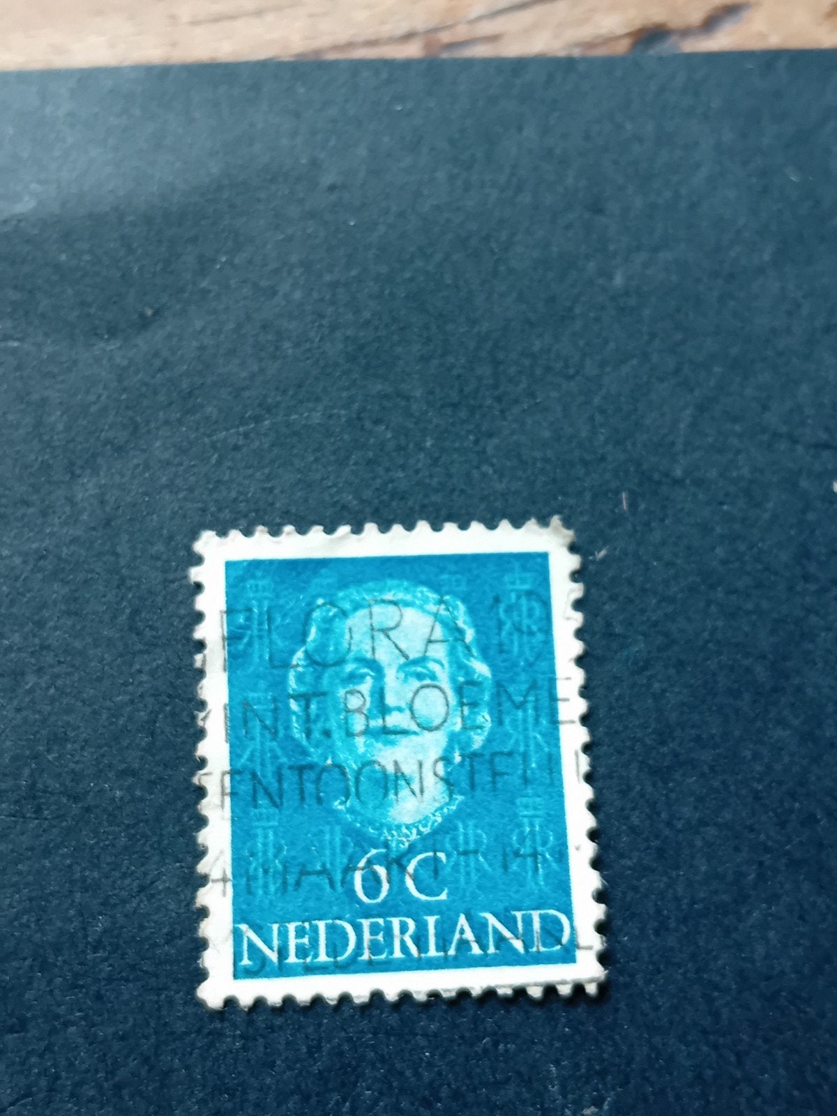 Nederlandse postzegel 6C, Flora, T. Bloeme, 't Entoonstel, Ophalen of Verzenden, Na 1940, Gestempeld