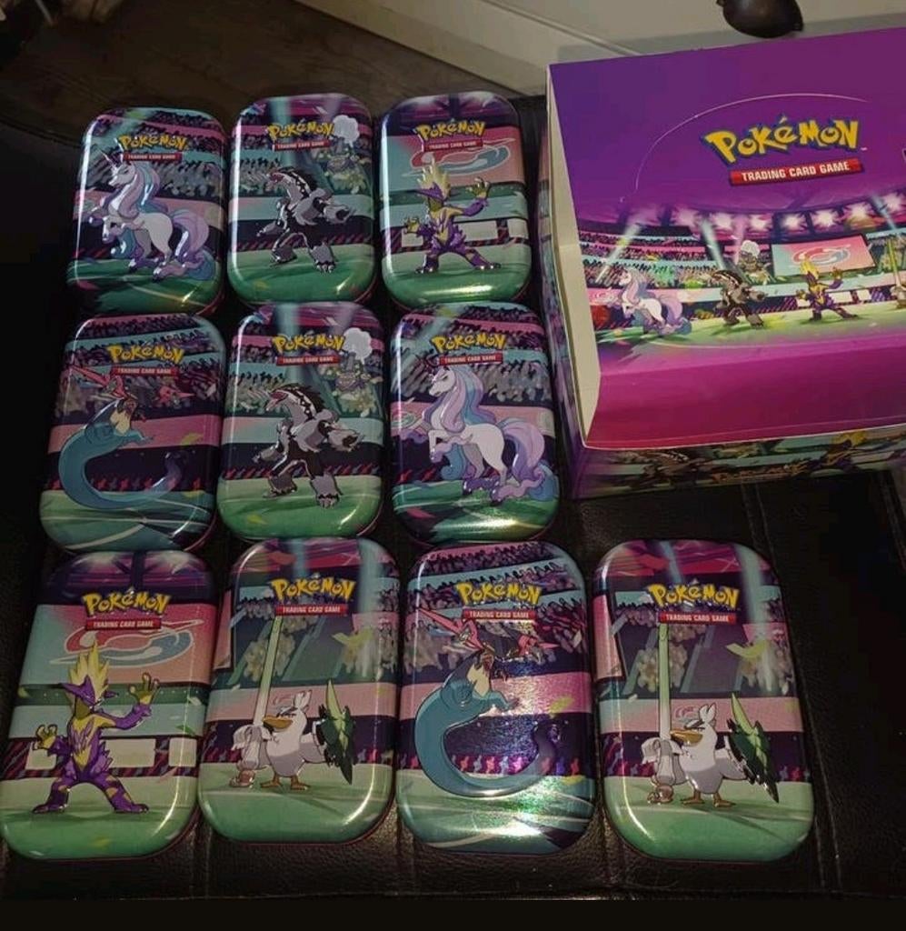 Pokémon Mini Mystery Tins - 500 Kaarten, Ophalen of Verzenden, Nieuw, Meerdere kaarten