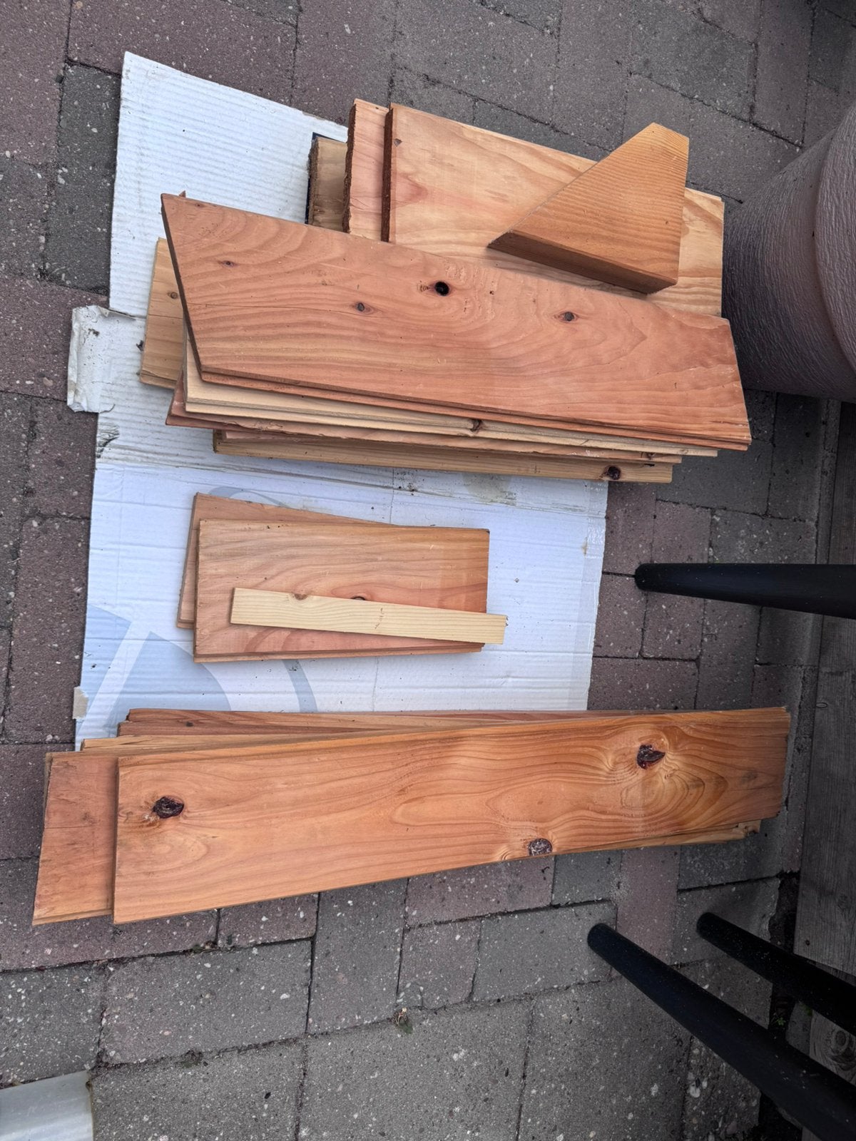 Restjes hout, Ophalen, Minder dan 25 mm, Zo goed als nieuw, Plank