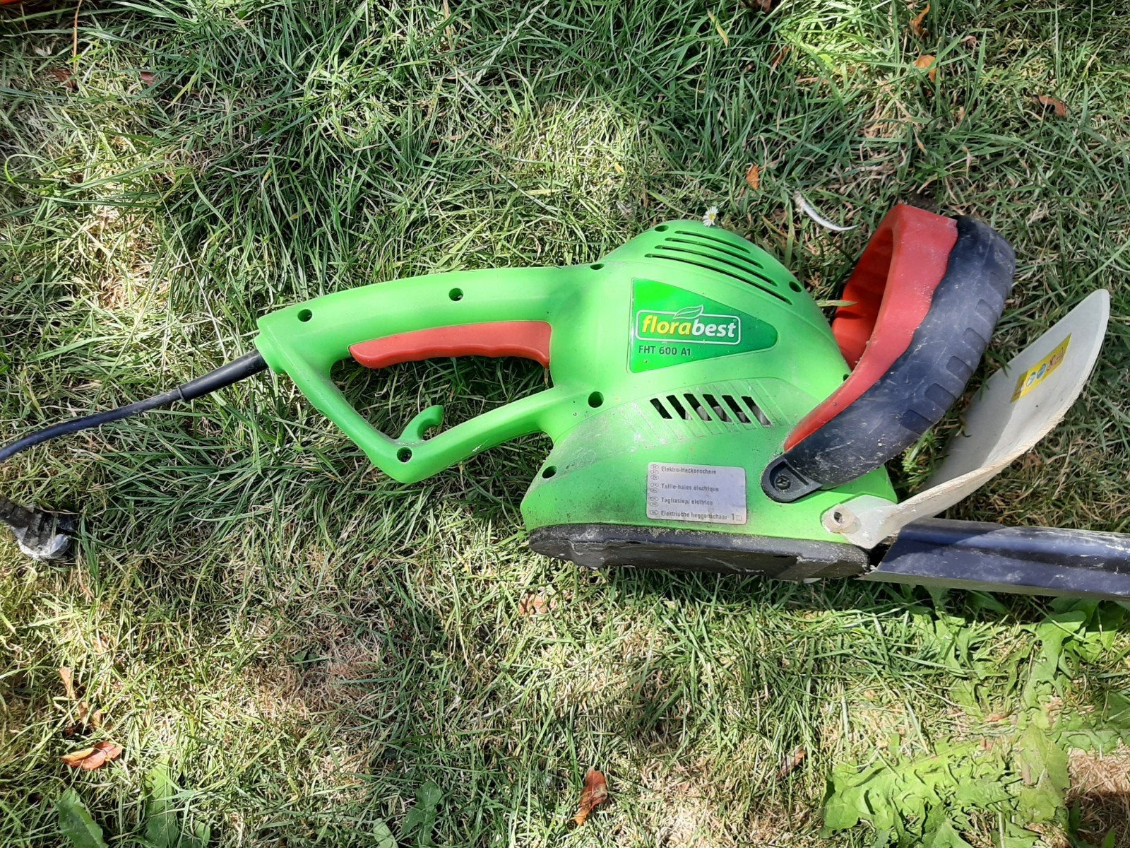 Florabest FHT 600 A1 elektrische heggenschaar, Tuin en Terras, Heggenscharen, Ophalen, Gebruikt, Elektrisch, Florabest