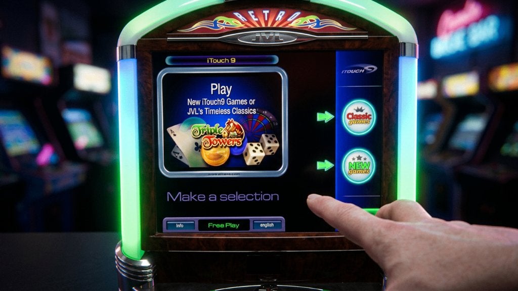 JVL Retro Jukebox Look - Arcade Touchscreen Bartop, Verzamelen, Ophalen, Gebruikt, 1970 tot heden, Overige merken