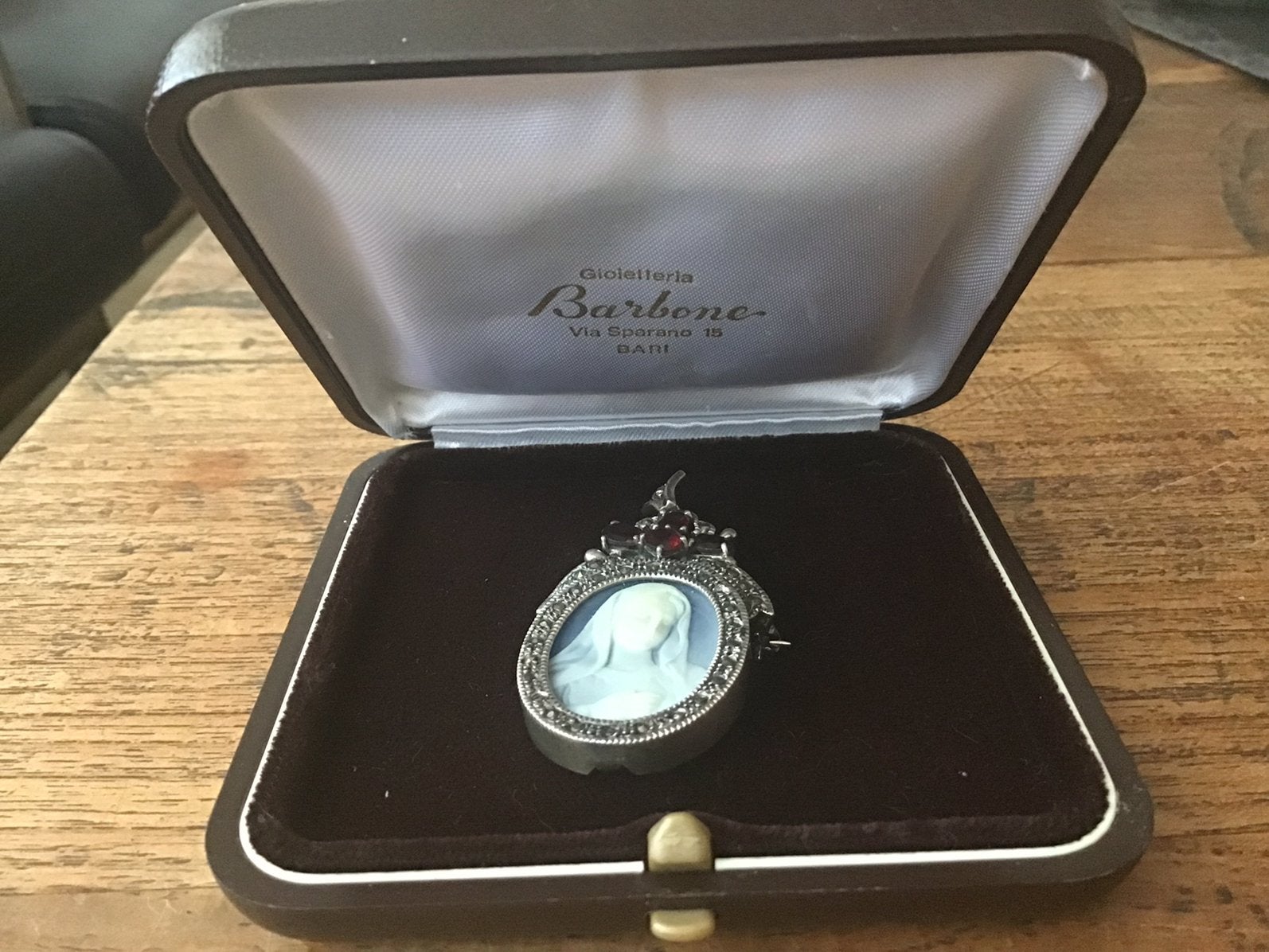 Camee hanger, Ophalen of Verzenden, Zo goed als nieuw, Zilver