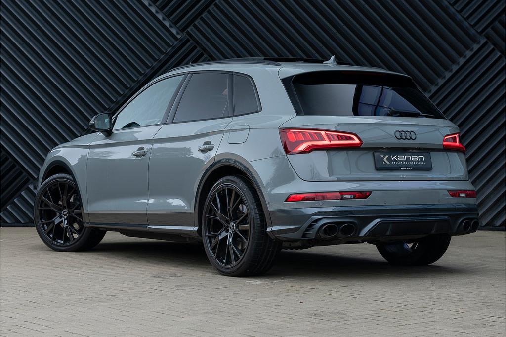 Audi SQ5 3.0 TFSI Quattro ACC Pano Luchtv. B&O HUD Memory Ca, Auto's, Automaat, 12 maanden, Gebruikt, Zwart