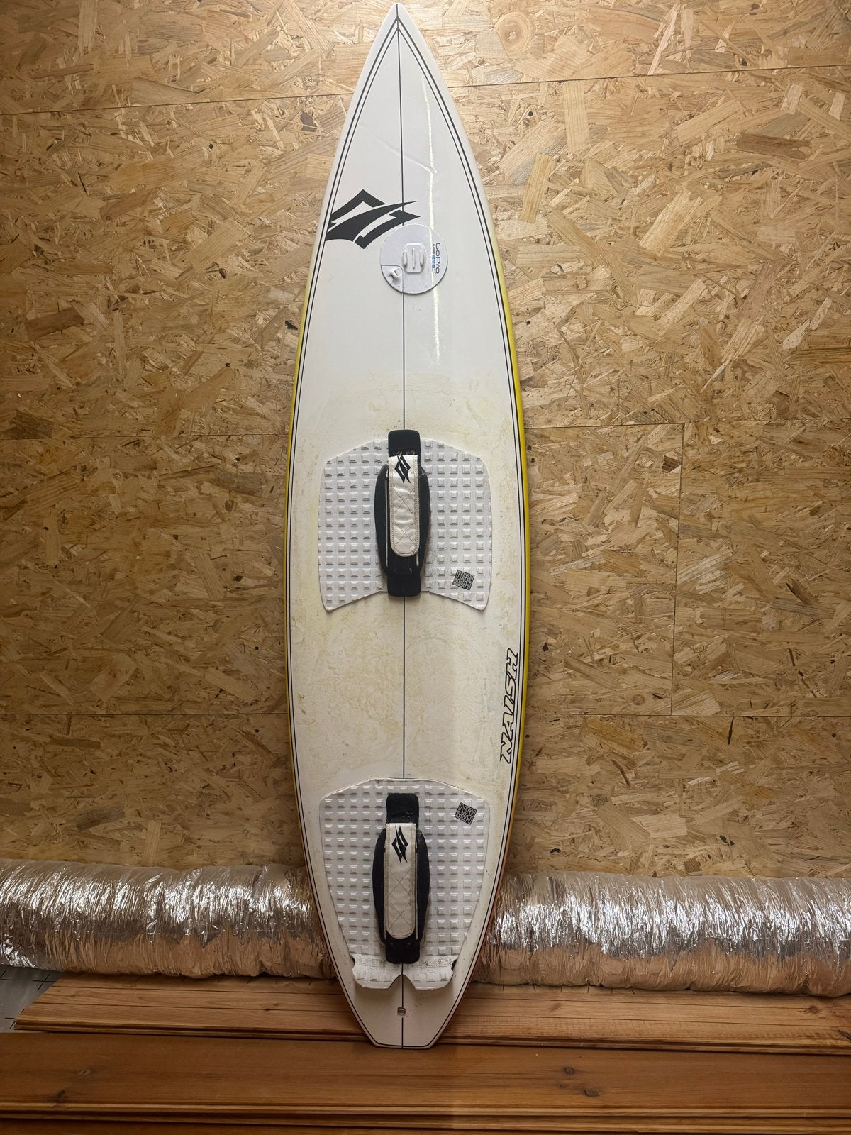 Nash Kite Surf Wave Board 6.0 met Straps - Perfecte Staat, Kiteboard, Ophalen of Verzenden, Zo goed als nieuw, Directional