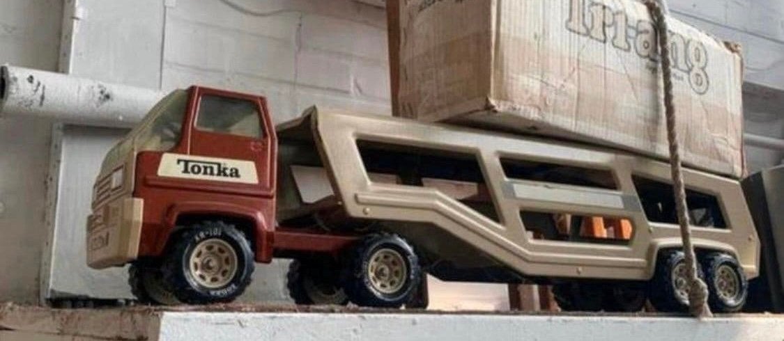Tonka grote Tonka model auto vrachtwagen voor verzamelaars, Ophalen of Verzenden