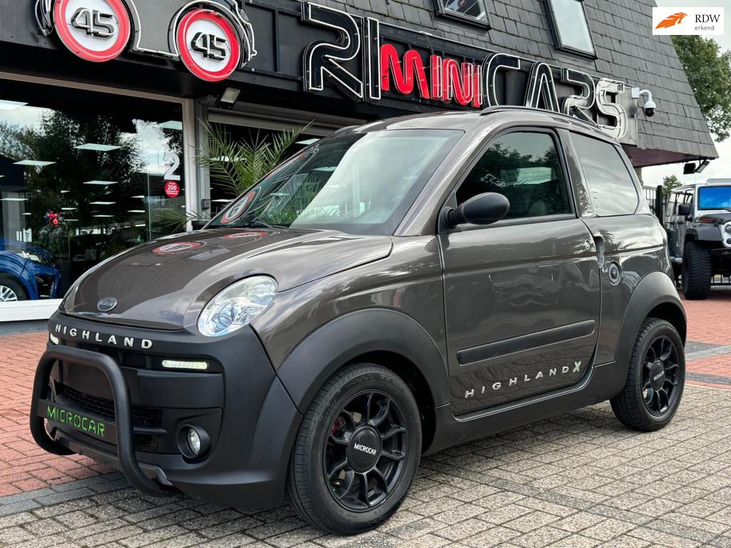 Microcar Mgo brommobiel Highland X | Hoge instap | 2016 Gara, R
r  rr, Info@riminicars.nl, R, Gebruikt
