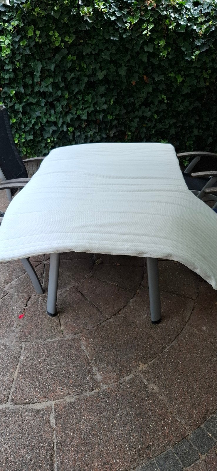 Matras  kamper topper 1.80 x 142 (120, smalle gedeelte), Ophalen, Gebruikt, Eenpersoons, Matras