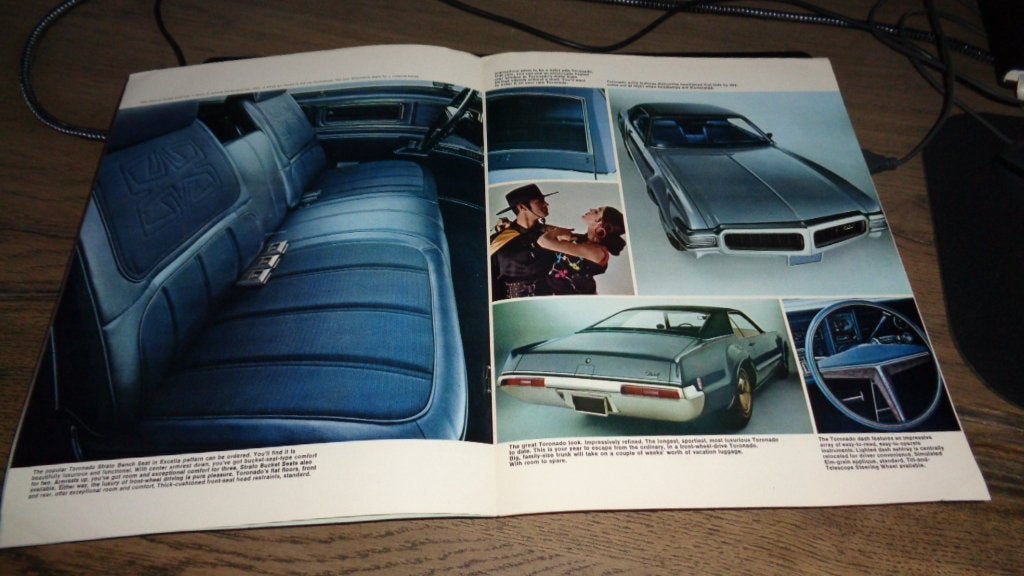 USA Folder OLDSMOBILE TORONADO   1969, Verzenden, Gelezen, Overige merken