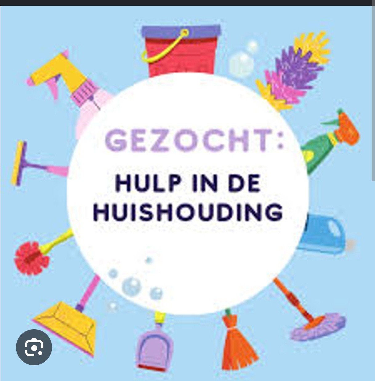 Gezocht: hulp in de huishouding (Apeldoorn)