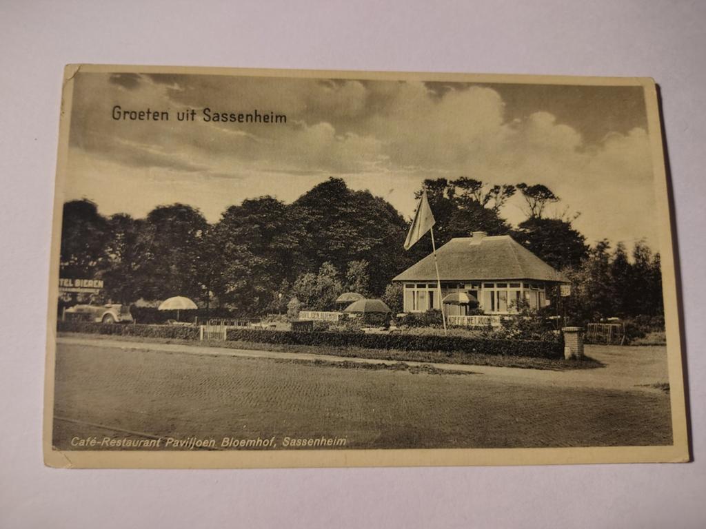 Sassenheim Café-Restaurant Paviljoen Bloemhof, Ophalen of Verzenden