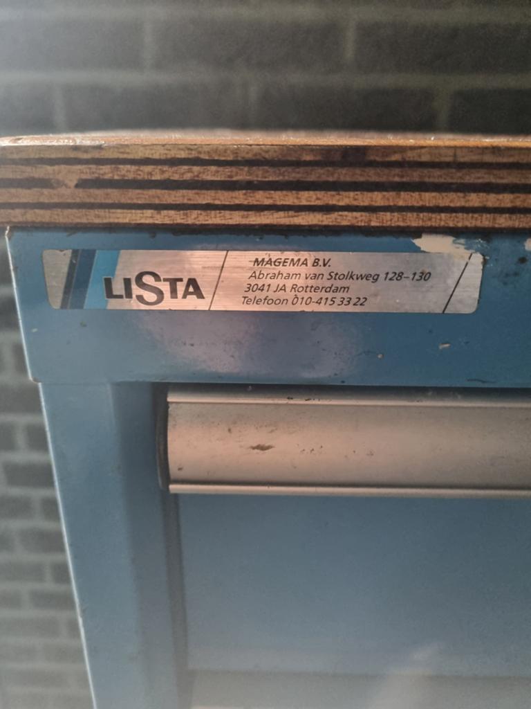 Lista werkplaats kast met lades., Ophalen, Gebruikt